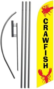 Crawfish Craw Fish 15ft Feather Banner Swooper Flag Coll