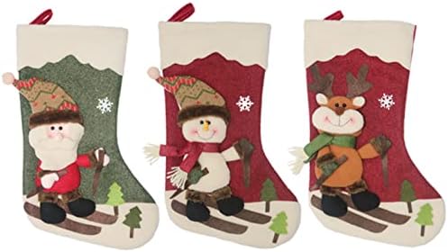 Божиќни Украси За Венци Дедо Мраз Приврзоци Божиќни Чорапи Торби За Подароци Украси За Новогодишна Елка Божиќни Кеси За Бонбони