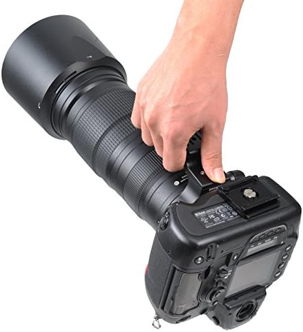 Поддршка за јака од јака за леќи за леќи за поддршка на стативот, компатибилен со Nikon AF-S Nikkor 200-500mm F5.6E ED VR-со ARCA-SWISS FIT