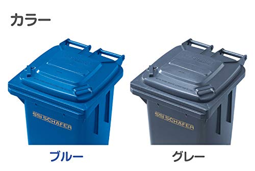 Yamazaki Sangyo 185634 GMT-80W конзерва за отпадоци со тркала, 27,6 гал, сива