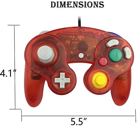 Реисо ГЦ Контролер, 2 Пакет Класичен Жичен Контролер За Wii Gamecube Конзола