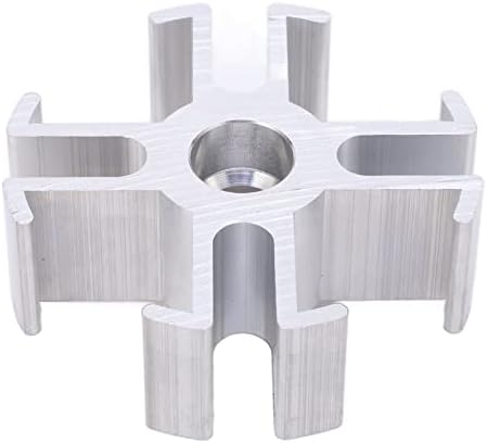 Комплет за пробивање на вентилаторот за алуминиумски алуминиум, 1 инчен алуминиумски радијаторски вентилатор за вентилатор 1210 замена за GM SBC