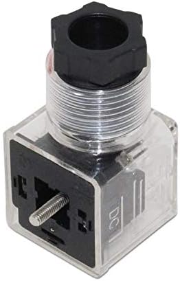 Din 43650 Тип 3 Prong Електромагнетниот Приклучок приклучок w / LED Светло, Компатибилен w/ 12v &засилувач; 24V