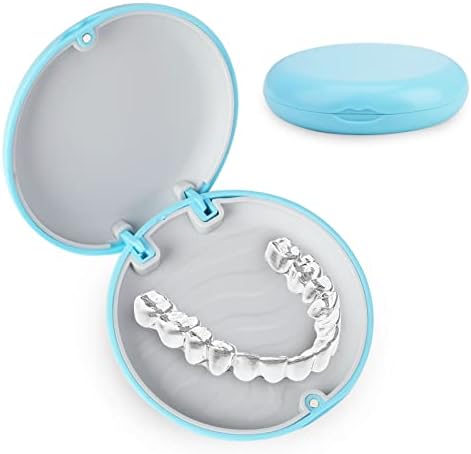 Ортодонтски кутија за ортодонтски протезиски кутии за резерви на уста, кутија за уста, со магнетна заптивка текстурална лагер, мултифункционална