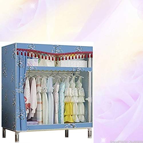 TFIIEXFL Едноставни предмети за домаќинството, независен кабинет за складирање на облека, преносно складирање на плакари со покривка за дишење