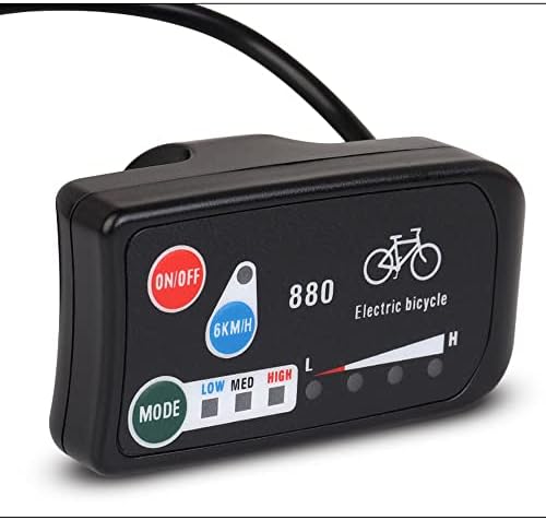 Vanki 1PCS EBIKE LED дисплеј 24V 36V 48V Електричен велосипед Интелигентен контролен панел LED дисплеј водоотпорен контролер