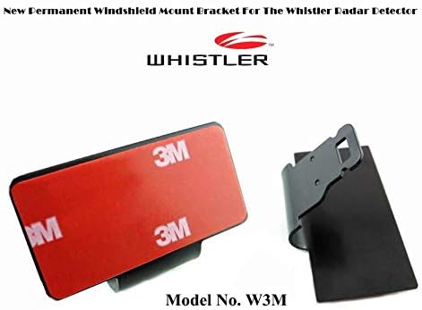 Нов детектор на Whistler Radar Tertument Whindsthield Mount Bracket добро за неодамнешниот модел