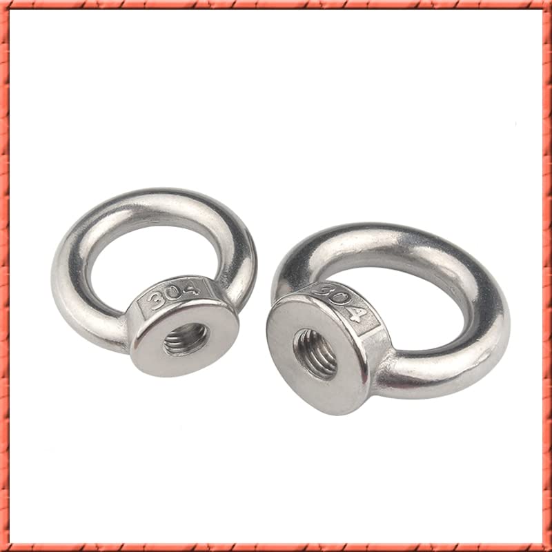 1-10pcs/лот M3 ~ M20 прстен од не'рѓосувачки челик завртка за завртки за нокти со прстен прстен прстен завртка завртка за завртки