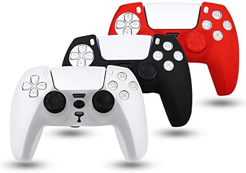 PS5 Контролер Кожа, Никлоги Анти-Лизгање Зафат Силиконски Капак Заштитник Случај За Sony Playstation 5 DualSense Безжичен Контролер со 2 Палецот