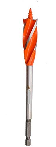Аугер Бит, Сенирис јаглероден челик Дрво бит, 1 парчиња хексадецимална форма за пресврт на вежбање, алатки за обработка на дрво, алатки