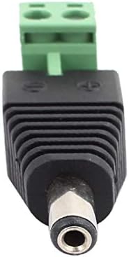 Нов LON0167 8PCS CCTV прикажан терминален блок на фотоапаратот Сигурен ефикасност 2.1x5.5mm DC Power Haple Connector Connector Connector