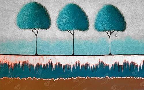 Дијамантски уметнички дрвја на дрвја DIY