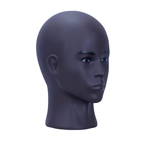 Hairway Meal Bald Mannequin Head Professional Cosmetology Face Makeup Doll Gead за перика за правење капаци за прикажување на очила