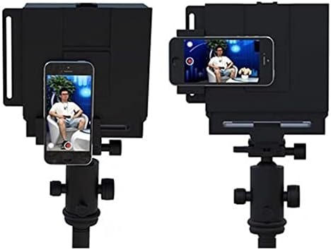 XueSha Protable Teleprompter користен за видео стриминг снимање интервју говор за говор во живо на паметни телефони DSLR камера со далечински