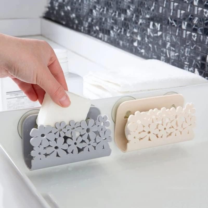 Лируксун мијалник странична полица за складирање на сунѓер за складирање бања за туширање сапун сапун за миење садови за миење садови