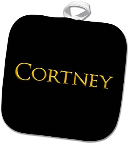 Име на популарно девојче на 3Drose Cortney во САД. Yellowолта на црниот талисман - постери