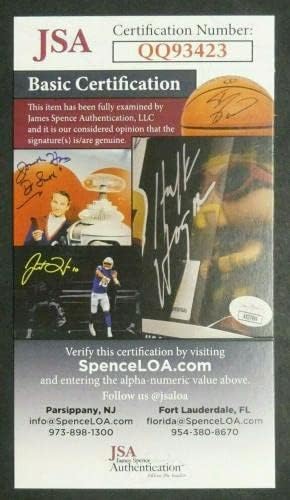 Lивите легенди Еди Метјус потпиша 8x10 од Рон Луис со JSA COA - Автограмирани фотографии од MLB