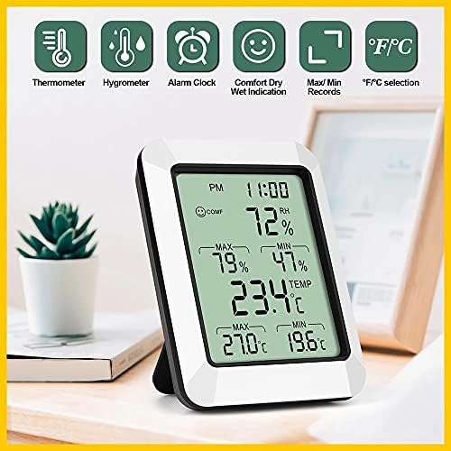 Сдфгх Дигитален Термометар Хигрометар Соба Внатрешен Сензор За Температура Мерач На Влажност Хигрометар