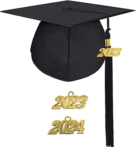 Mygradday Унисекс Возрасни Мат Дипломирање Капа со 2022/2023 Ресел Година Шарм 10+Бои