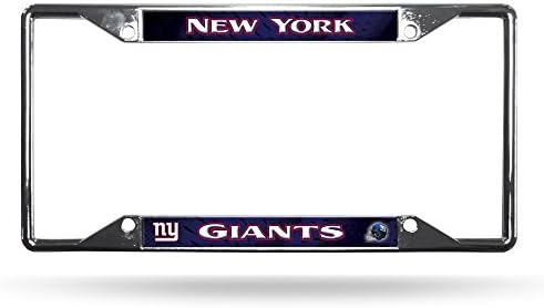 Rico Industries NFL Unisex-Advult Easy View Chrome Recard Plate Rame