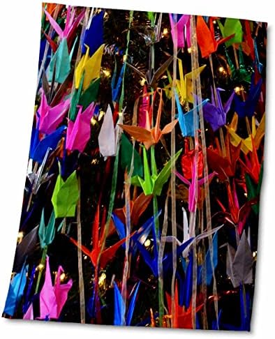 Апстракт за празник од 3 -тело Флорен - Дрво од многу бои - крпи