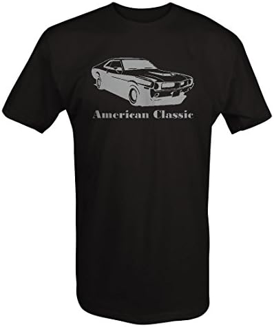 Американски класичен AMC javelin 1970 -ти AMX мускулен автомобил маица