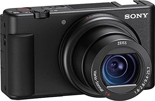 Sony ZV-1 дигитална камера за креатори на содржини, vlogging и YouTube со флип-екран, вграден микрофон, 4K HDR видео, приказ на допир
