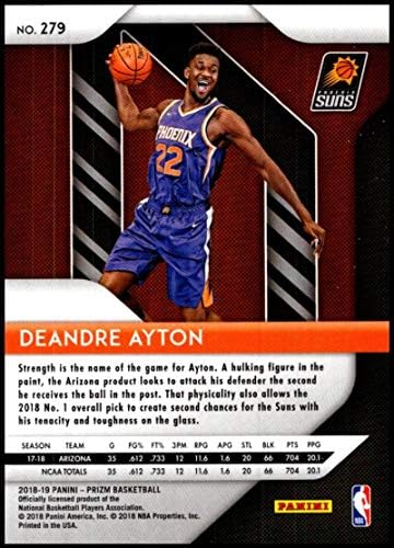 2018-19 Panini Prizm 279 Deandre Ayton RC Rookie Phoenix Suns Suns NBA кошаркарска трговија картичка