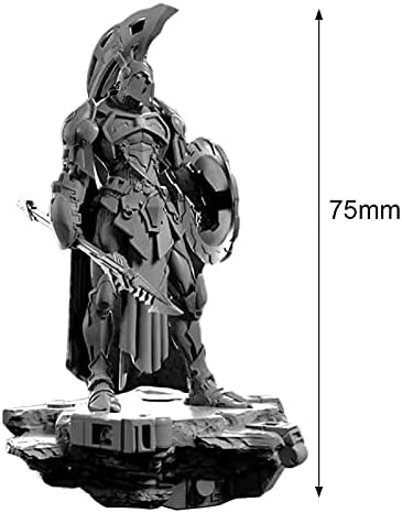 Гудмоел 75мм 1/24 Антички фантазија оклоп во воин воин смола Комплет за модели на модели што не се воспоставени и необоени минијатури/ЦК-8169