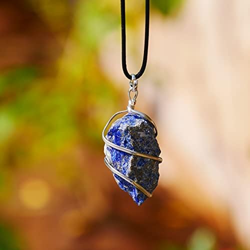 Ѓердан quipsa lapis lazuli chakra - приврзоци од чакра - Духовни подароци од кристал накит - Суровини Раики Чакра скапоцен камен - подароци