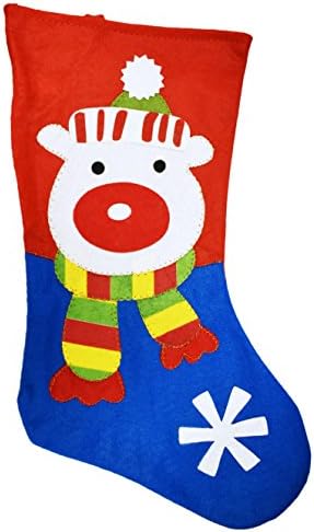 Сет од 6 Божиќни чорапи! 18 Дедо Мраз, снежен човек, ирваси, поларна мечка, божици за Божиќни празници со висечка ознака