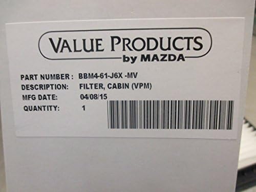 Mazda 3 10-13 & Mazdaspeed3 10-13 Нова OEM вредност кабина Airfilter BBM4-61-J6X-MV