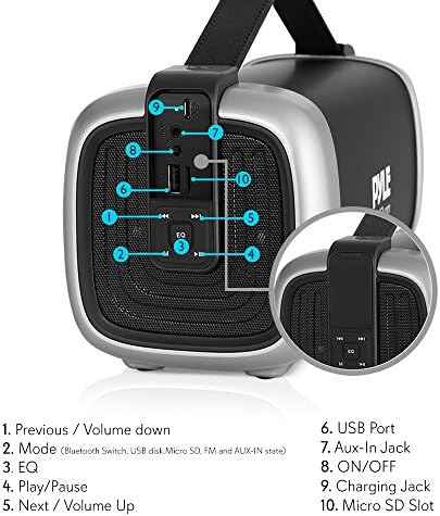 Безжичен преносен преносен звучник за Bluetooth и безжичен преносен Bluetooth Boombox звучник