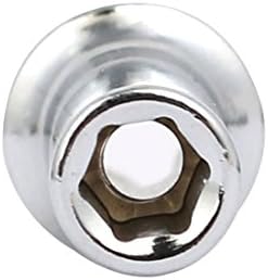 Aexit 1/4-инчни Квадратни Рачни Алатки За Возење 4,5 mm Хексадецимален Ударен Штекер Од 6 Точки Сребрен Тон 2 парчиња Модел: