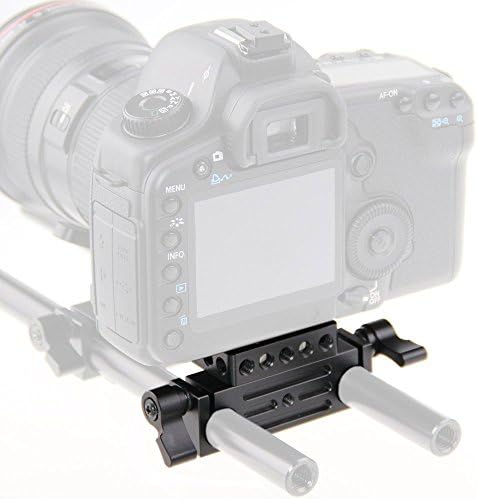 Основната плоча на камерата Камват со 15мм железница за DSLR RIG 15 mm систем за поддршка на шипката - 1236