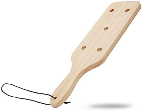 Venesun 14inch дрвена лопатка со 5 дупки за игра за возрасни BDSM