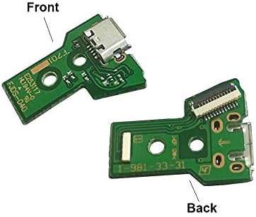 Rinbers® замена USB Полнач за полнач за полнач за полнење полнач JDS-040 со алатка за отворање за Sony PlayStation 4 PS4 Pro