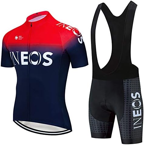Светски шампион велосипедизам Jerseyерси Биб Пант со 12 -та гел подлога за велосипеди за велосипеди Поставете MTB летна кошула велосипедска облека…