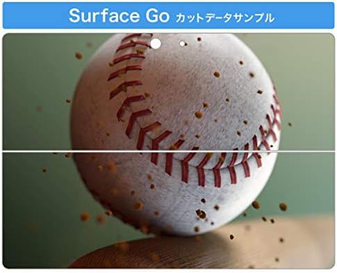 Декларална покривка на igsticker за Microsoft Surface Go/Go 2 Ultra Thin Protective Tode Skins Skins 001610 Бејзбол лилјак