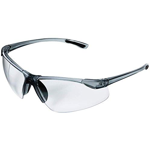 Заштитни очила на Sellstrom, јасни леќи, сина рамка со совети за црни храмови, 74201