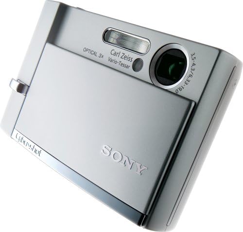 Sony Cybershot DSCT30 7.2MP дигитална камера со 3x Super Steadyshot стабилизација зумирање