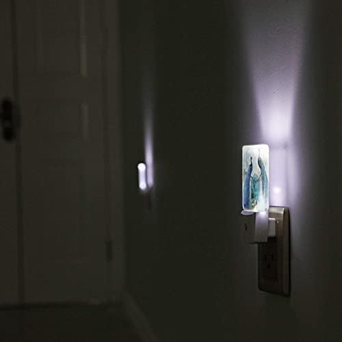 Мајуг Паун Ноќно Светло Приклучок За Ноќни Светла За Автоматско Сензорско Светло За Самрак До Зори За Спална Соба Бања Кујна Ходник Соба Декоративна