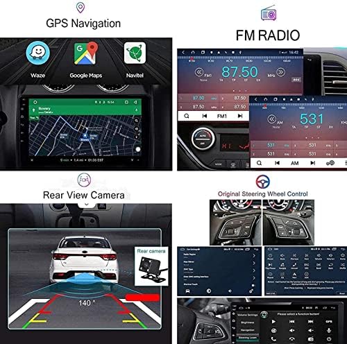 Андроид 10 Авто-Радио Стерео со 9 Инчен Капацитивен Екран на Допир за да.јо.ta VIOS 2004-2007, GPS Поддршка ЗА Навигација USB Контроли НА Воланот