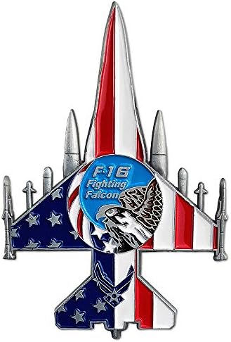 ASmileIndeep Соединетите Американски Држави Предизвик Монета Ф - 16 Борба Против Сокол Воена Монета За Airman