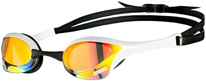 Arena Unisex Cobra Ultra Swiping Racing Очила за пливање за мажи и жени анти-магла Двојна лента, огледало/не-огледално леќи