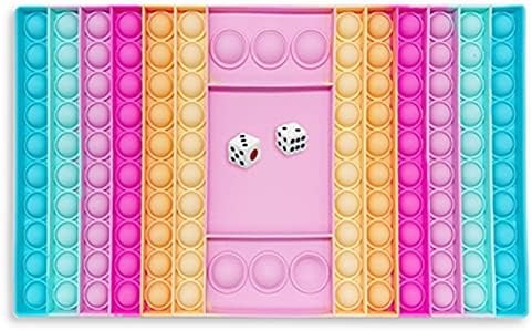 Топ Trenz XXL Jumbo OMG Pop Fidgety Game Board Bubble Fidget играчки за олеснување на стресот Аксиозност досада здодевност