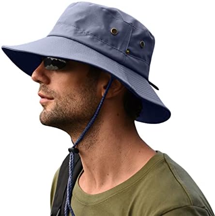 АЈГ Отворено риболов капа, преклопна upf 50+ заштита, капа за сафари риболов пешачење за кампување градинарство