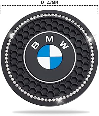 Акадут држач за купови за автомобили Коастер компатибилен со BMW M 1 3 5 6 Series X1 X3 X7 X5 x6 Z4 7 Серија Вдлабнати силиконски