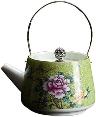 Чај котел чајник 200 мл керамички чајник креативен чај сет мал преносен сад за рачка традиционална емајл занаетчиска чај котел за чај
