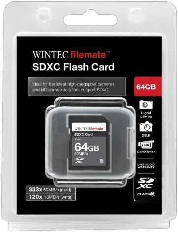 64gb Класа 10 SDXC Мемориска Картичка СО Голема Брзина 50MB/Sec. За Fujifilm FinePix F550EXR FinePix HS20EXR / HS22EXR Камери. Совршен